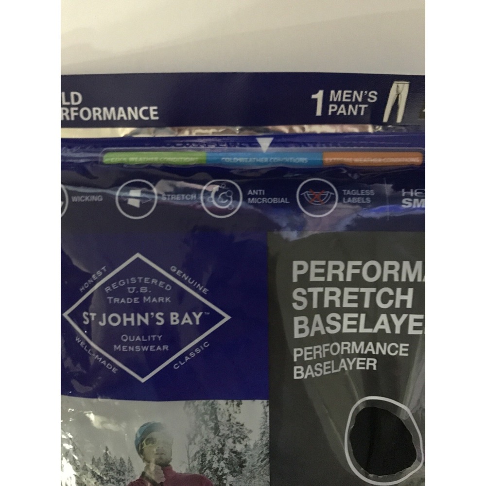 Size XXL Cold Performance Stretch Base Layer thermal underwear dri-fit pant Blac